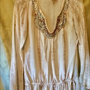 Sheer top excellent condition. Beautiful beading